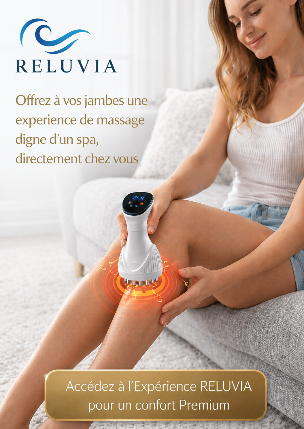 OrthoStim™ | Appareil de massage 4 en 1 — Soulagement des inconforts et récupération musculaire