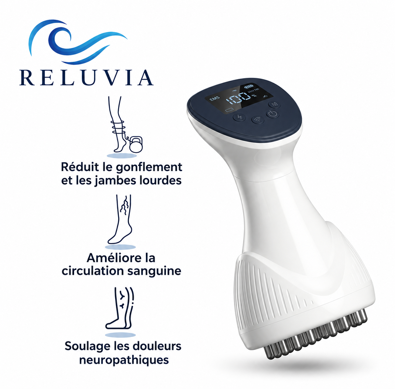 OrthoStim™ | Appareil de massage 4 en 1 — Soulagement des inconforts et récupération musculaire