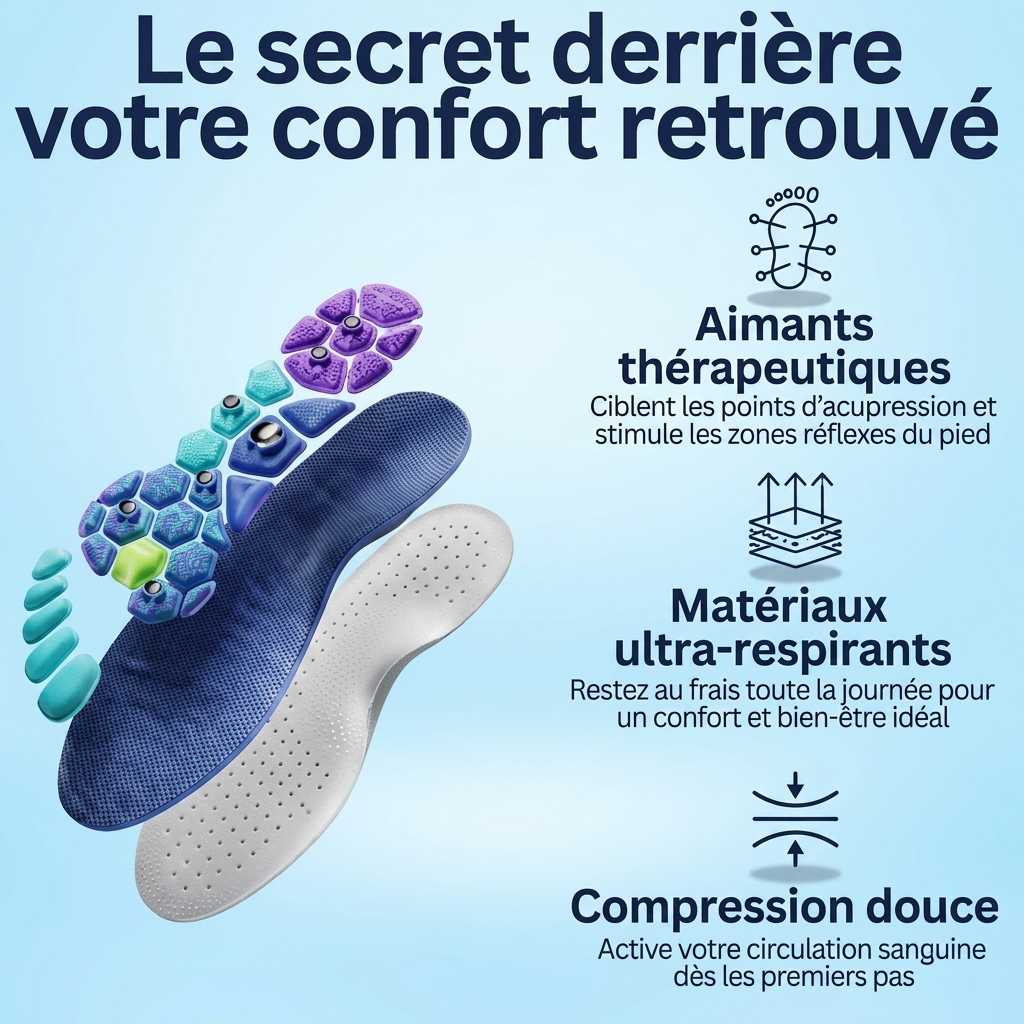 Semelles de confort plantaire | Reluvia — Soutien de la voûte au quotidien