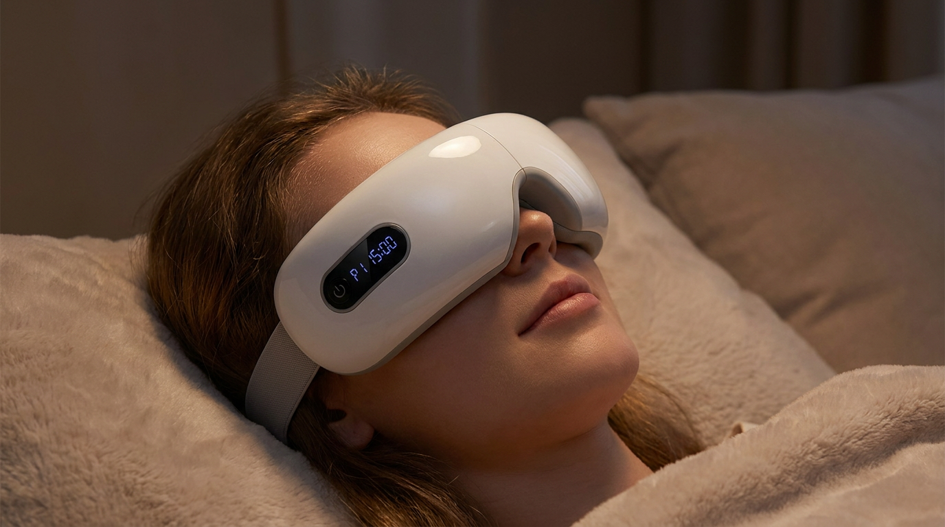 Masque oculaire massant | Reluvia — Détente et pause écran pour vos yeux